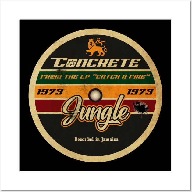 Concrete Jungle Reggae LP Wall Art by CTShirts